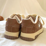 brown star sneakers boogzel clothing