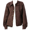 brown suede jacket boogzel clothing