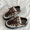 brown wave skater sneakers boogzel clothing