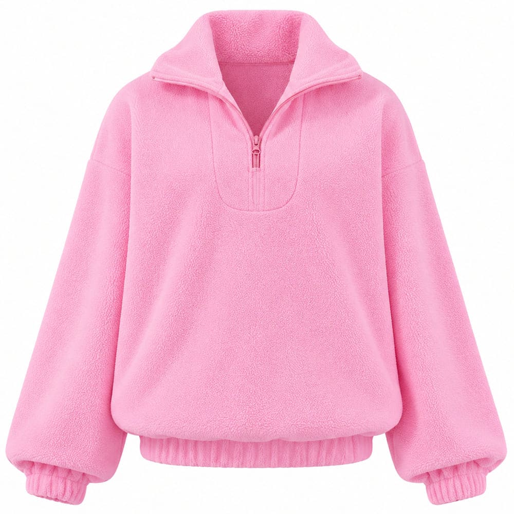 bubblegum pink fleece sweatshirt boogzel clothing