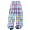 bubblegum plaid wide leg pants boogzel clothing