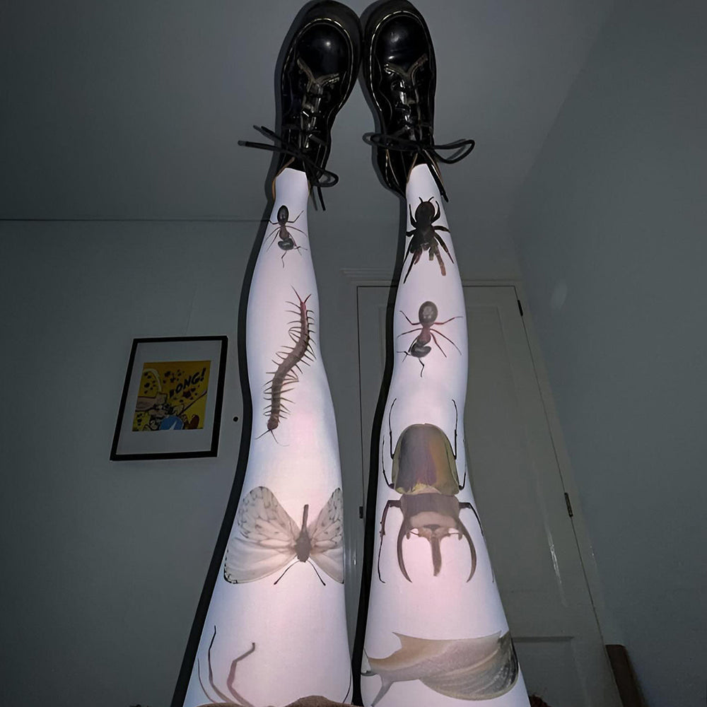 bug patterned tights boogzel clothing