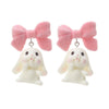 bunny bow earrings boogzel clothing