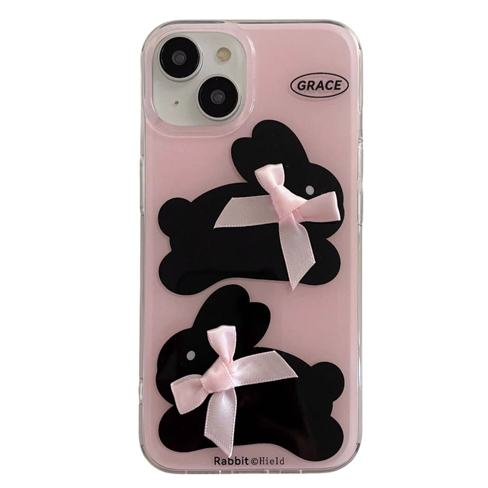 bunny bows iphone case boogzel clothing