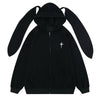 bunny ears hoodie boogzel clothing