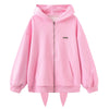 bunny ears oversized hoodie boogzel clothing