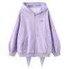 bunny ears oversized hoodie boogzel clothing