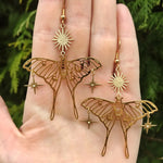 Sun & Butterfly Earrings boogzel clothing