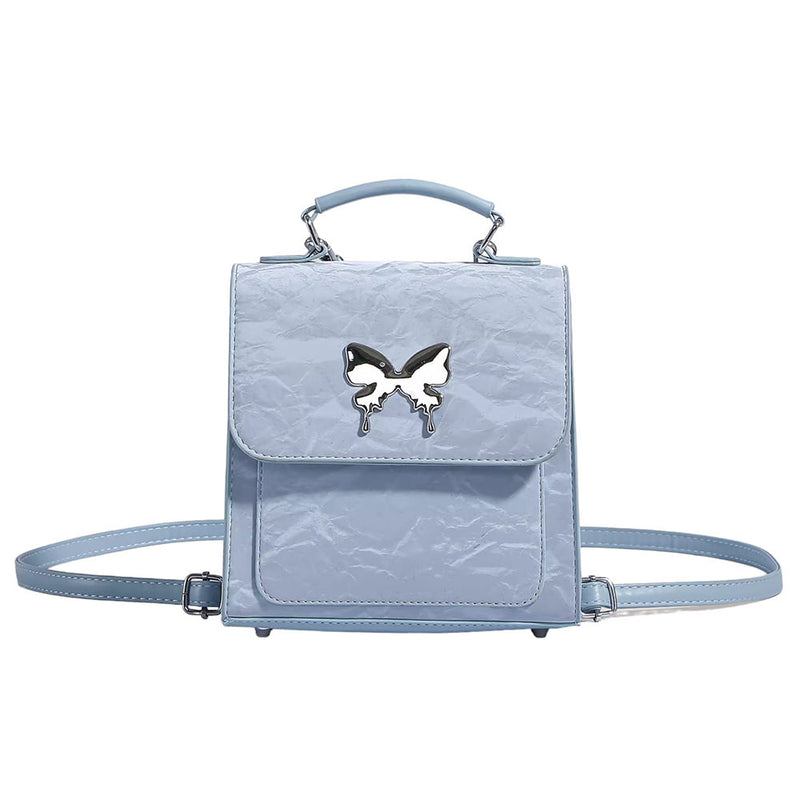 butterfly backpack leather Butterfly Aesthetic Mini Backpack