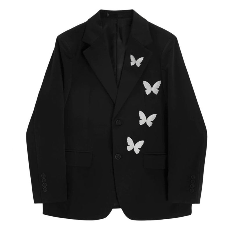 butterfly black blazer boogzel clothing