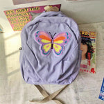 butterfly lavender backpack boogzel clothing