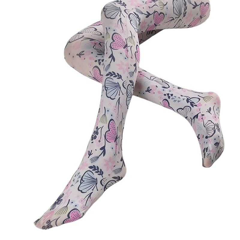 butterfly print tights boogzel clothing