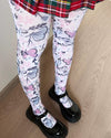 butterfly print tights boogzel clothing