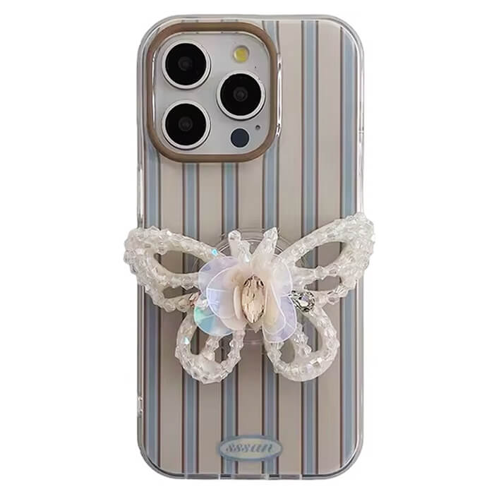 butterfly striped iphone case boogzel clothing