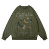 Butterfly Print vintage Sweatshirt - Boogzel Clothing