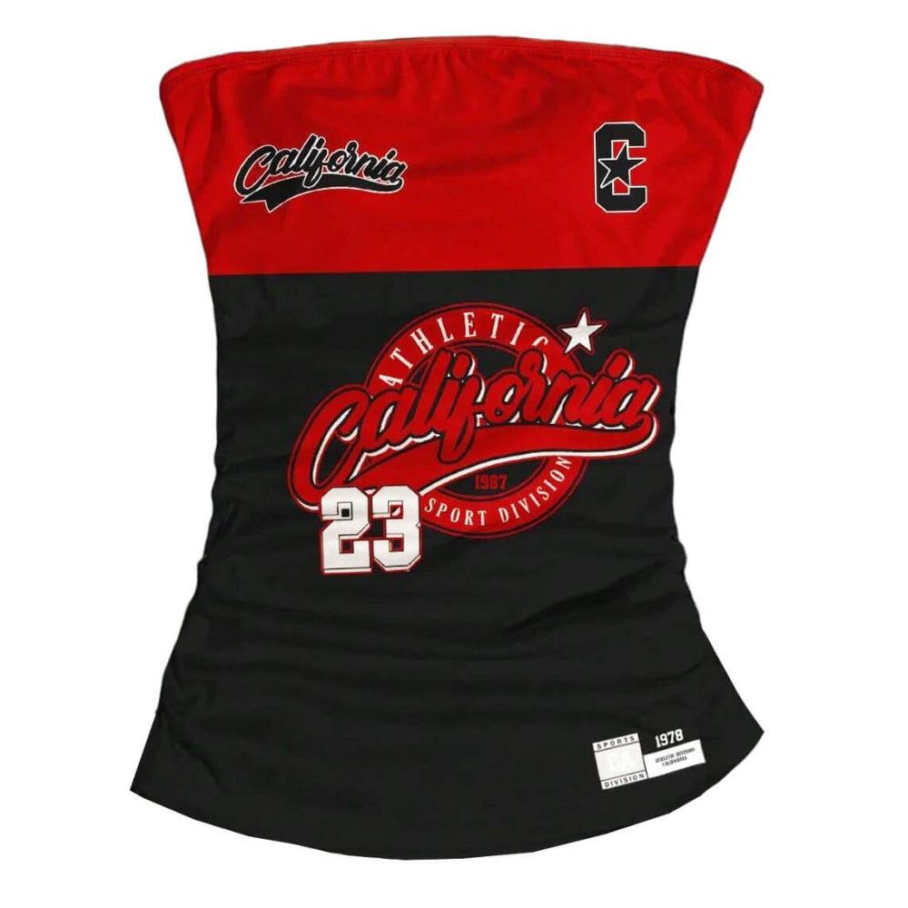 california print tube top boogzel clothing