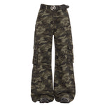 camouflage wide leg cargo pants boogzel clothing