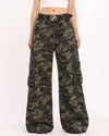 camouflage wide leg cargo pants boogzel clothing