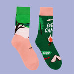 camping print socks boogzel clothing