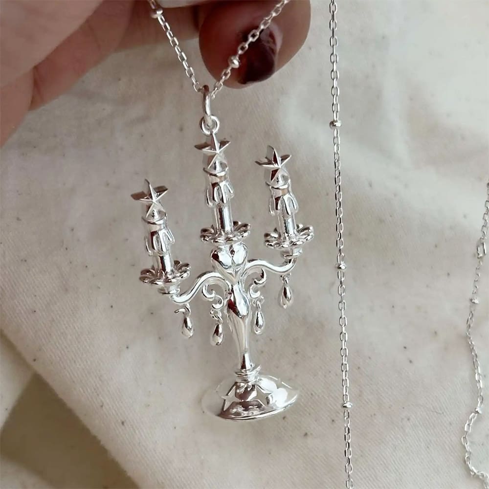 candelabra necklace boogzel clothing