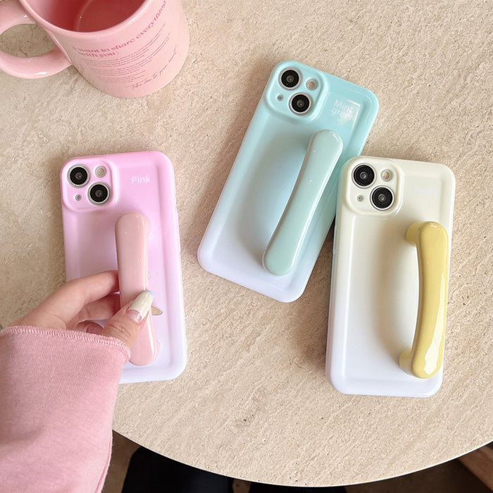 Candy Color Handle iPhone Case
