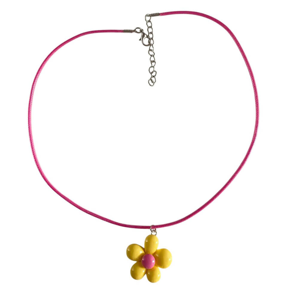 candy flower pendant necklace boogzel clothing