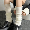 white knit leg warmers boogzel clothing