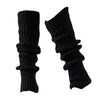 black knit leg warmers boogzel clothing