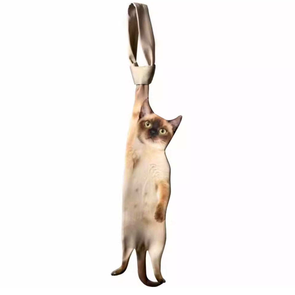 cat print statement tie boogzel clothing