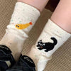 cat and shrimp socks boogzel clothing