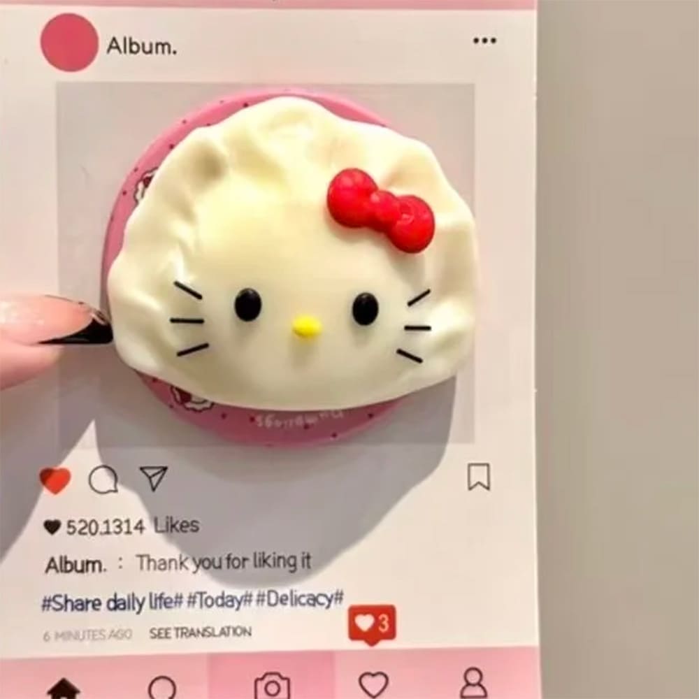cat dumpling magnetic phone grip boogzel clothing