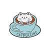 catpuccino brooch pin boogzel clothing