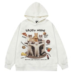 cat squad oversized hoodie boogzel clothing