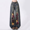 celestial aesthetic wide leg jeans