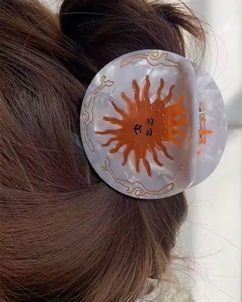 celestial sun hair claw boogzel clothing