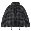 checkered puffer jacket boogzel clothing