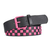 pink checkered belt boogzel clothing