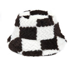 checkered fuzzy bucket hat boogzel clothing