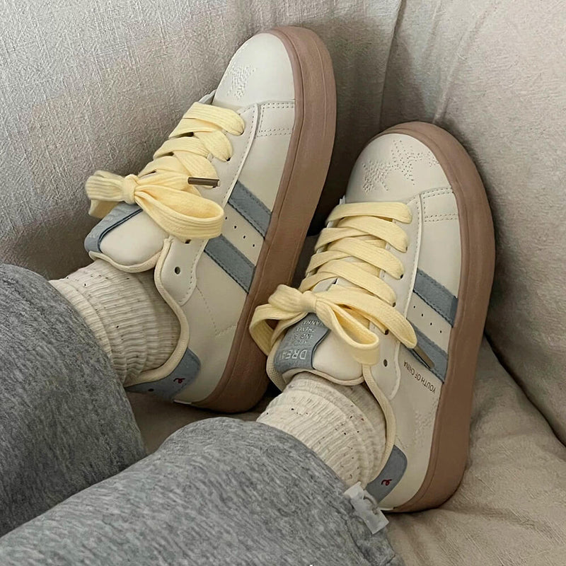 cheese print aesthetic sneakers boogzel clothing
