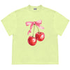 cherry bow graphic t-shirt boogzel clothing