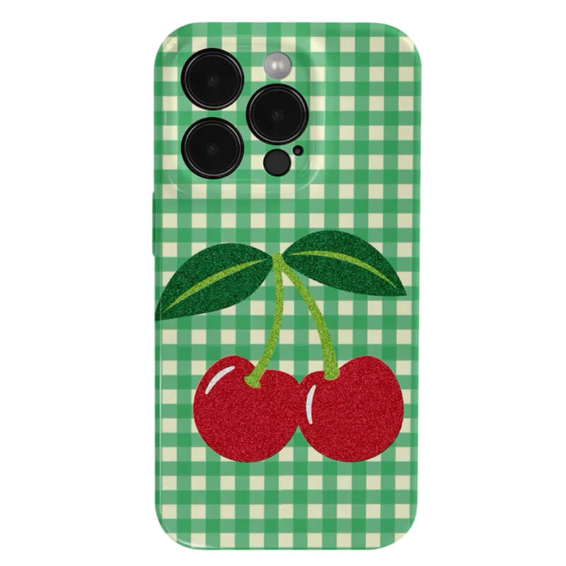 cherry checkered iphone case boogzel clothing
