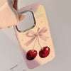 cherry rhinestone y2k iphone case boogzel clothing