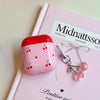 cherry checkered airpods case boogzel clothing