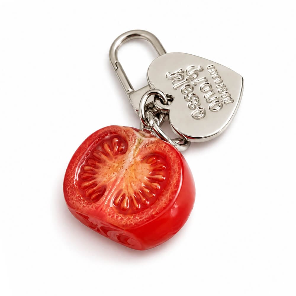 cherry tomato keychain boogzel clothing