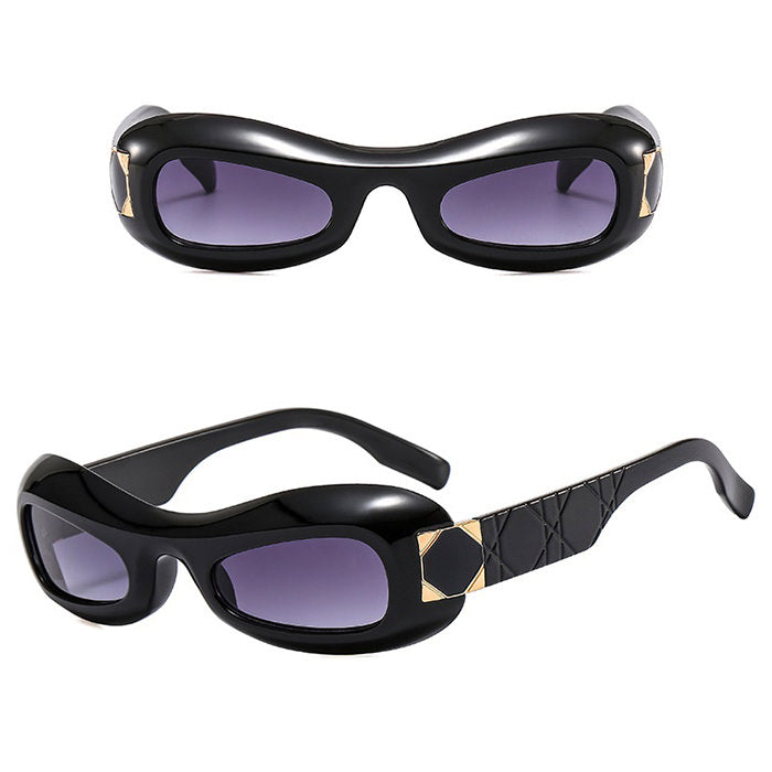 chunky oval sunglasses boogzel clothing