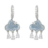 cloud crystal drop earrings boogzel clothing