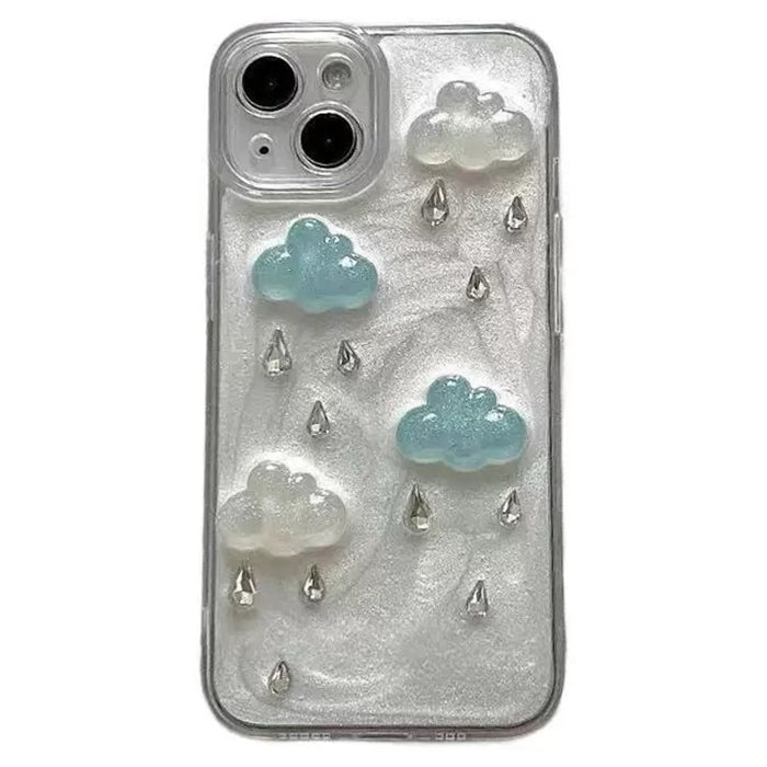 cloud crystal drop iphone case boogzel clothing