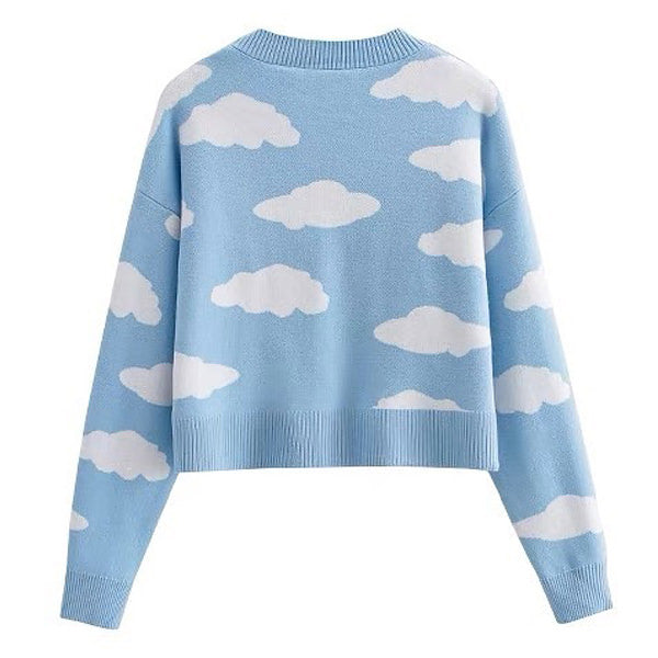 clouds knit cardigan boogzel clothing