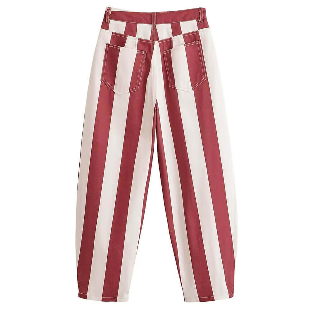 clown core striped balloon pants boogzel clothing