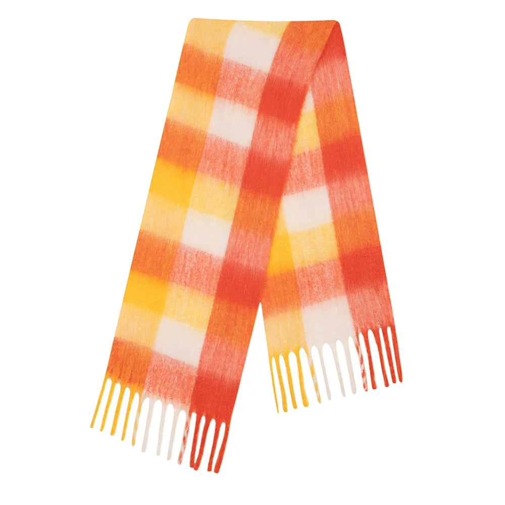 colorful plaid pattern scarf boogzel clothing